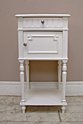 french antique bedside table